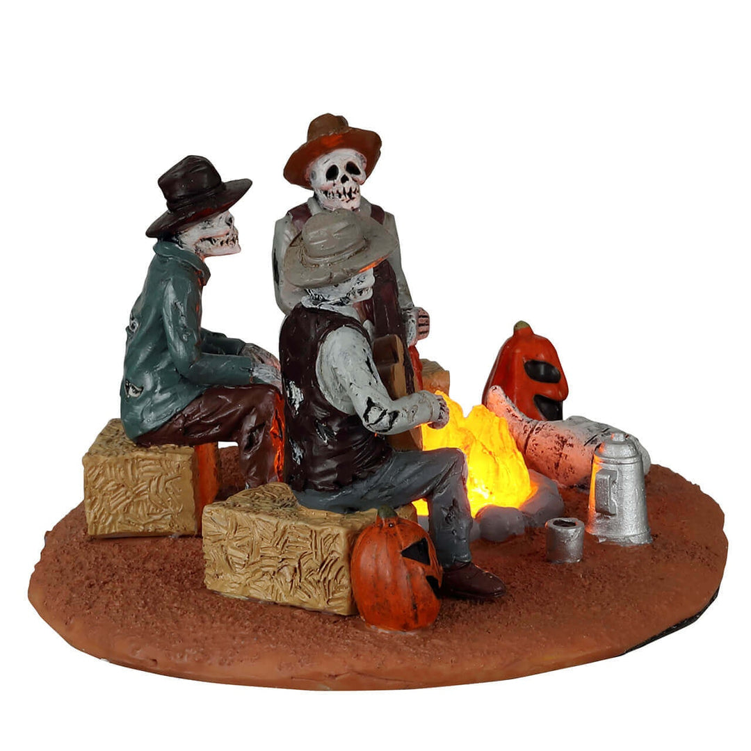 Lemax Spooky Town Halloween Village Accessory: Warming Their Bones sparkle-castle