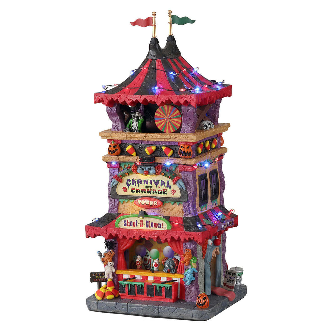 Lemax Spooky Town Halloween Village: Carnival Of Carnage sparkle-castle