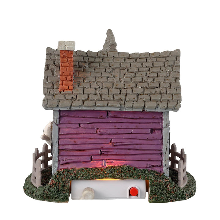 Lemax Spooky Town Halloween Village: Ghost Cottage sparkle-castle