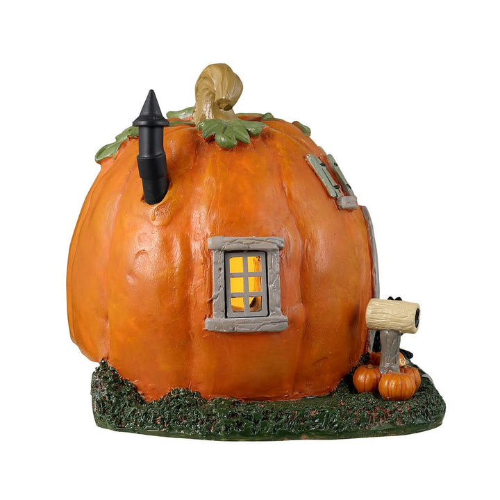 Lemax Spooky Town Halloween Village: Pumpkin Cottage sparkle-castle