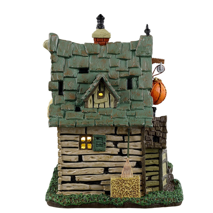 Lemax Spooky Town Halloween Village: "The Last Straw" House of The Scarecrow sparkle-castle