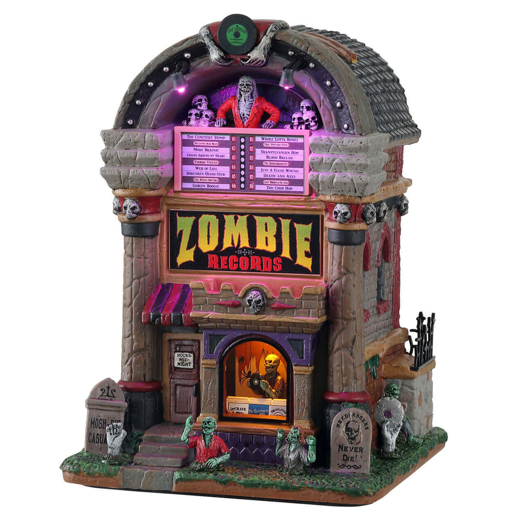 Lemax Spooky Town Halloween Village: Zombie Records