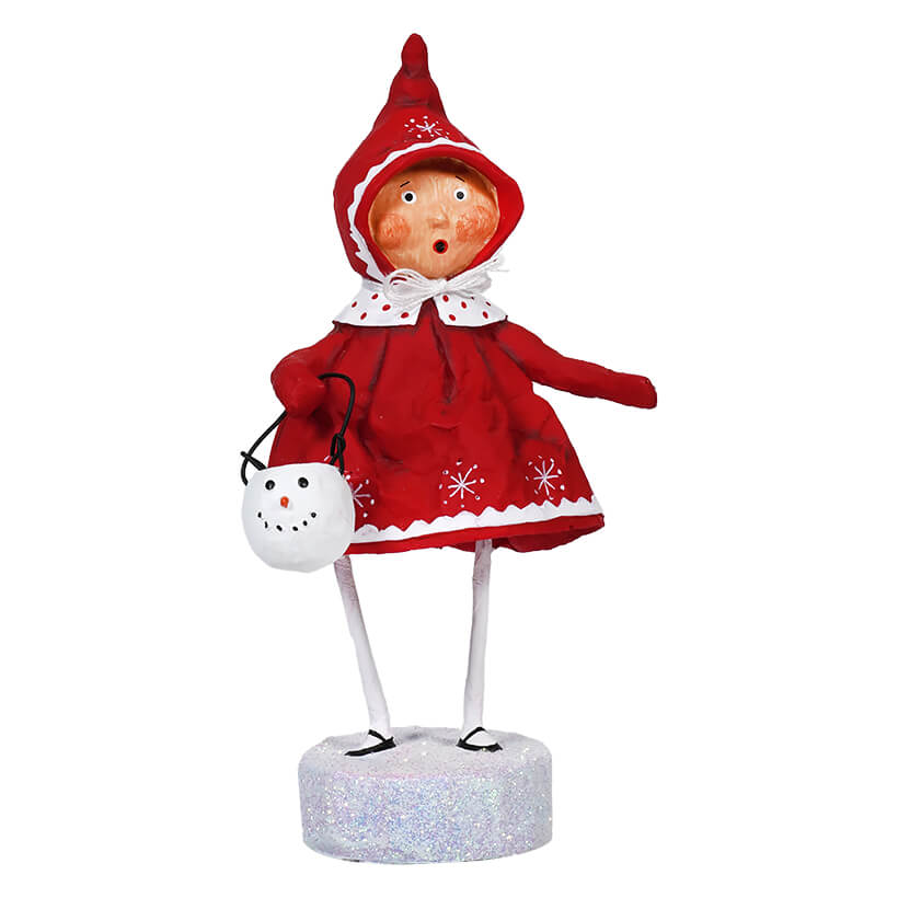 Lori Mitchell Christmas Collection: Bundled Up Brenna Figurine sparkle-castle