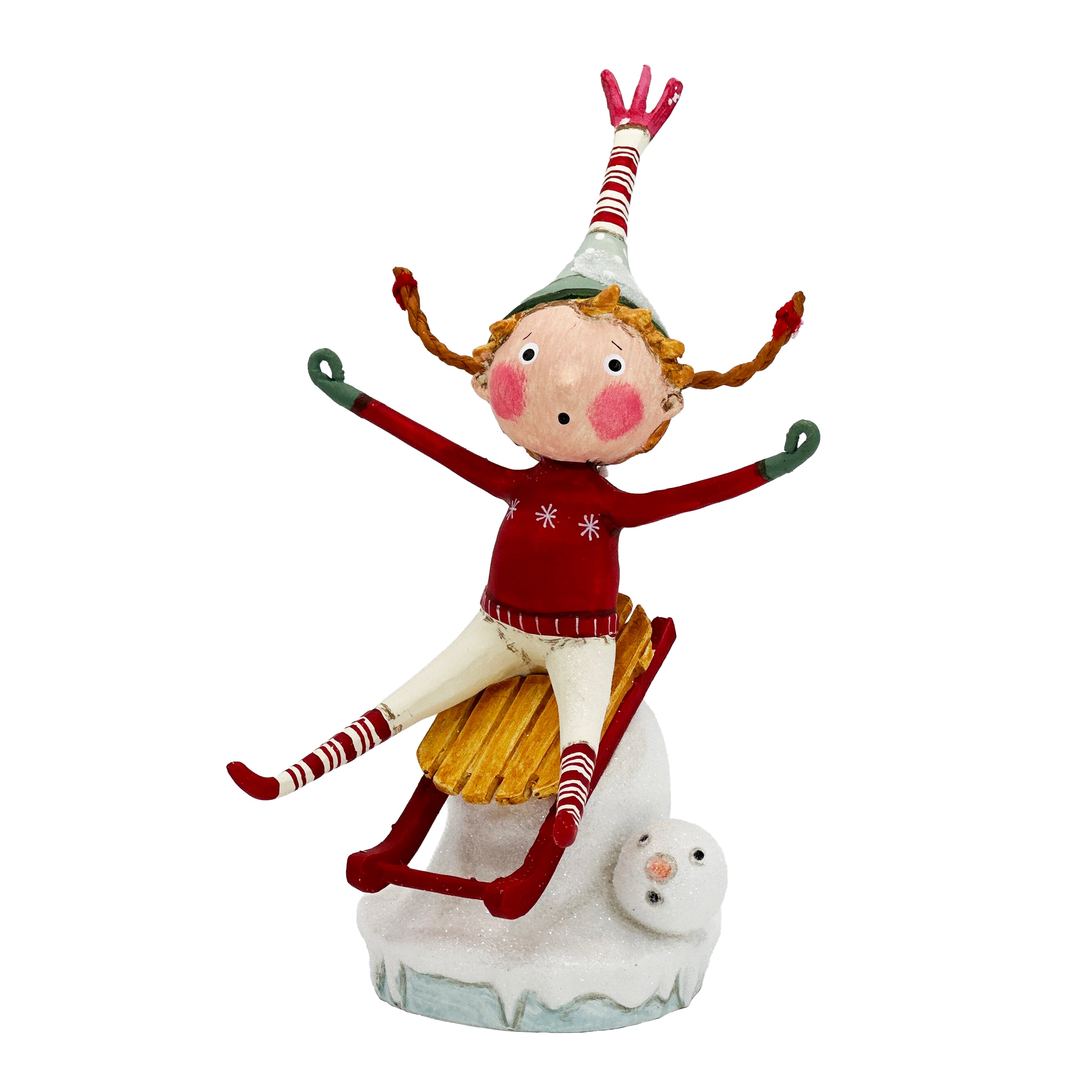 Lori Mitchell Christmas Collection: Downhill Dawn Figurine – Sparkle Castle