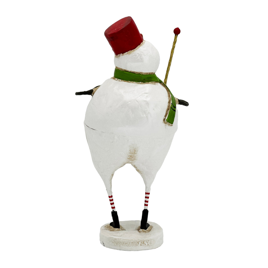 Lori Mitchell Christmas Collection: Frosty Fellow Container Figurine sparkle-castle