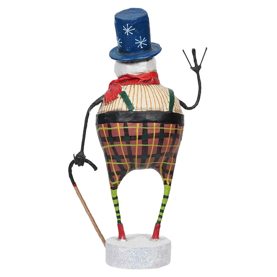 Lori Mitchell Christmas Collection: Good Tidings Snowman Figurine sparkle-castle