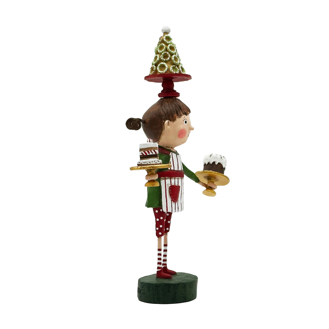 Lori Mitchell Christmas Collection: Patty Cake Christmas Figurine sparkle-castle