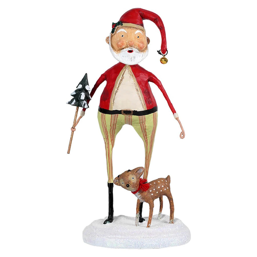 Lori Mitchell Christmas Collection: Santa Claus & Baby Comet Figurine sparkle-castle