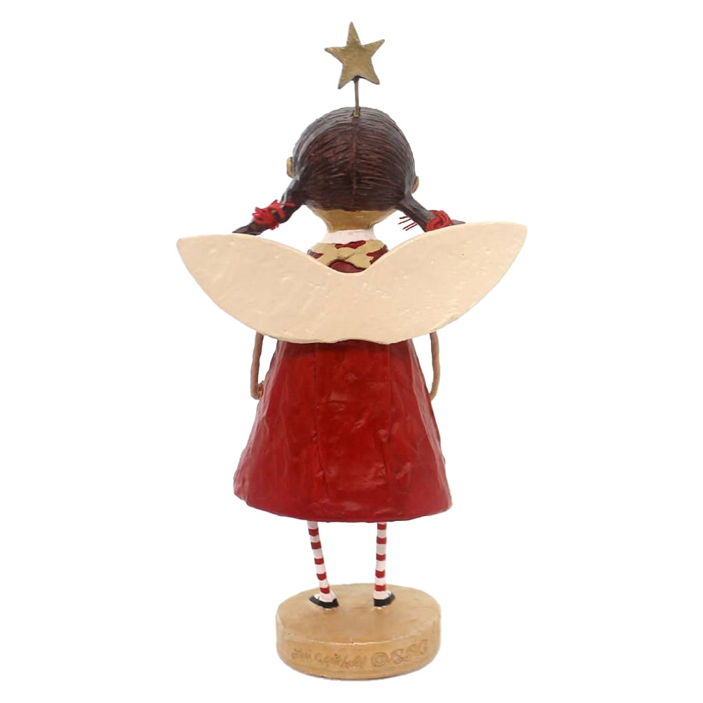 Lori Mitchell Christmas Collection: Tree Trimming Angel Figurine sparkle-castle