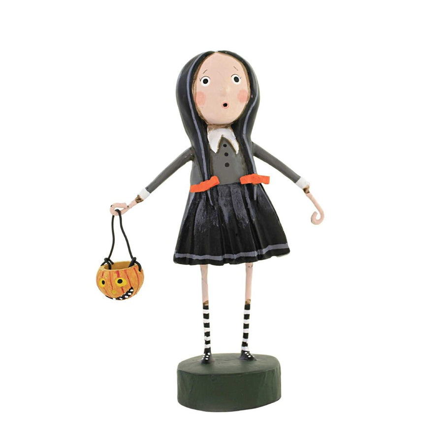 Lori Mitchell Halloween Collection: Little Goth Girl Figurine sparkle-castle