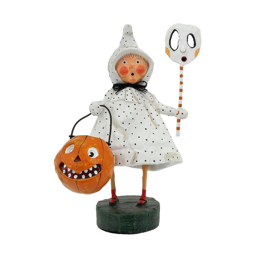 Lori Mitchell Halloween Collection: Polk-a-Dottie Boo Figurine sparkle-castle
