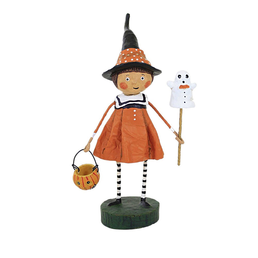 Lori Mitchell Halloween Collection: Precious Pumpkin Figurine sparkle-castle