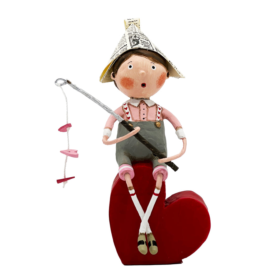Lori Mitchell Valentine's Day Collection: Fishing For Love Figurine sparkle-castle