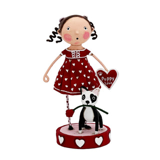 Lori Mitchell Valentine's Day Collection: Mila Loves Milo Figurine sparkle-castle