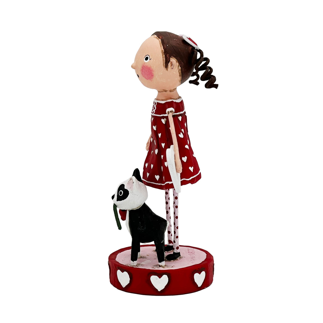 Lori Mitchell Valentine's Day Collection: Mila Loves Milo Figurine sparkle-castle