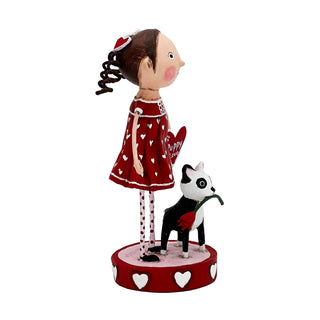 Lori Mitchell Valentine's Day Collection: Mila Loves Milo Figurine sparkle-castle