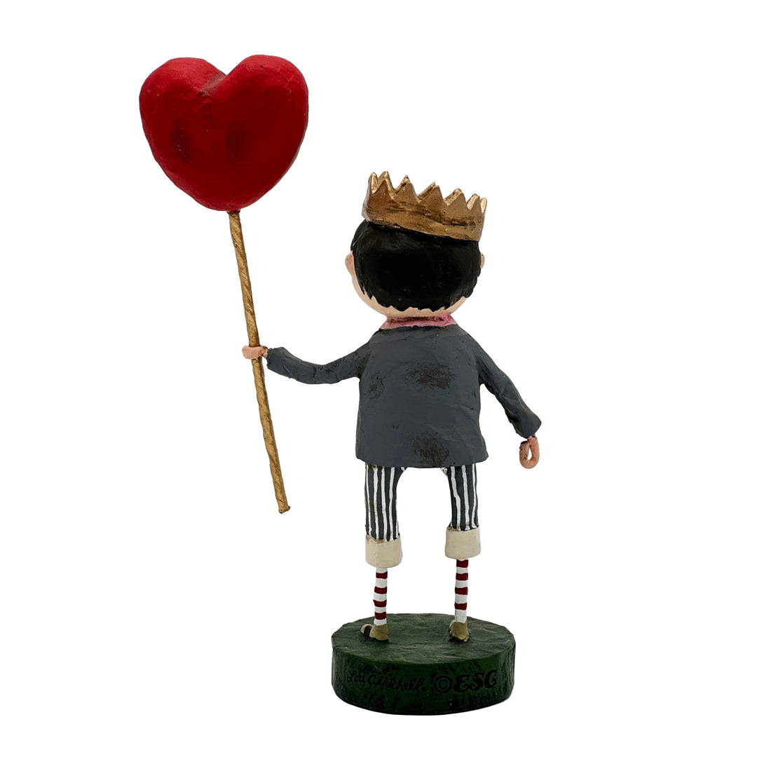 Lori Mitchell Valentine's Day Collection: Prince Valentine Figurine sparkle-castle