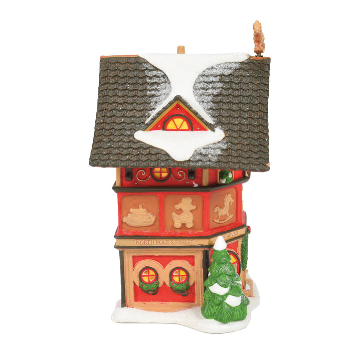 Department 56 North Pole Series: North Poles Finest Wooden Toys sparkle-castle