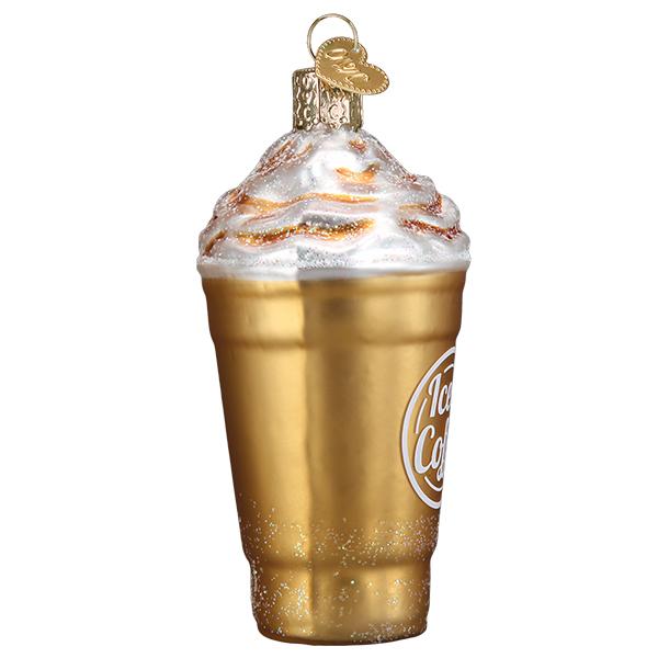 Old World Christmas: Blended Coffee Hanging Ornament sparkle-castle