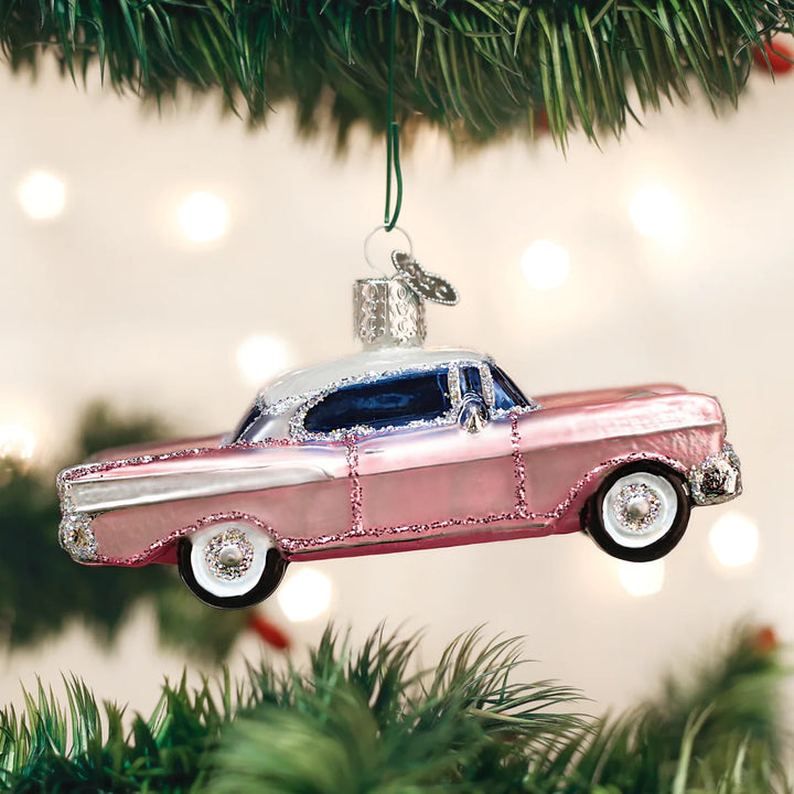 Old World Christmas: Classic Car Hanging Ornament sparkle-castle