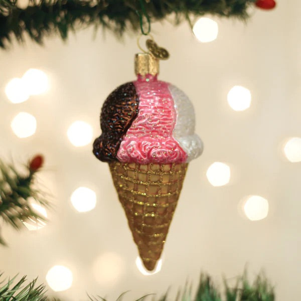 Old World Christmas: Ice Cream Hanging Ornaments, Set of 6 sparkle-castle