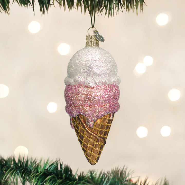 Old World Christmas: Ice Cream Hanging Ornaments, Set of 6 sparkle-castle