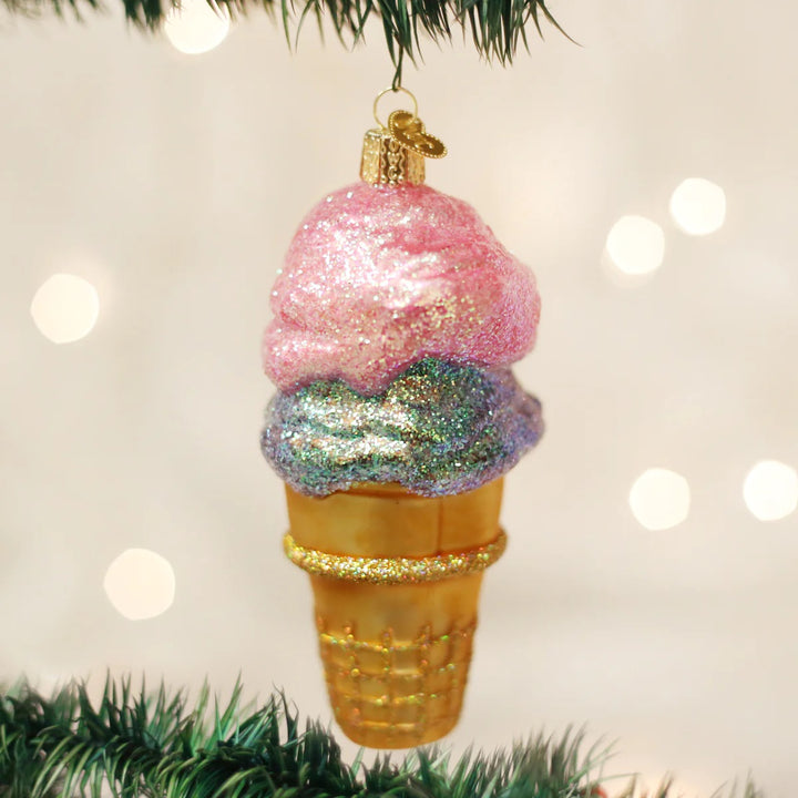 Old World Christmas: Ice Cream Hanging Ornaments, Set of 6 sparkle-castle