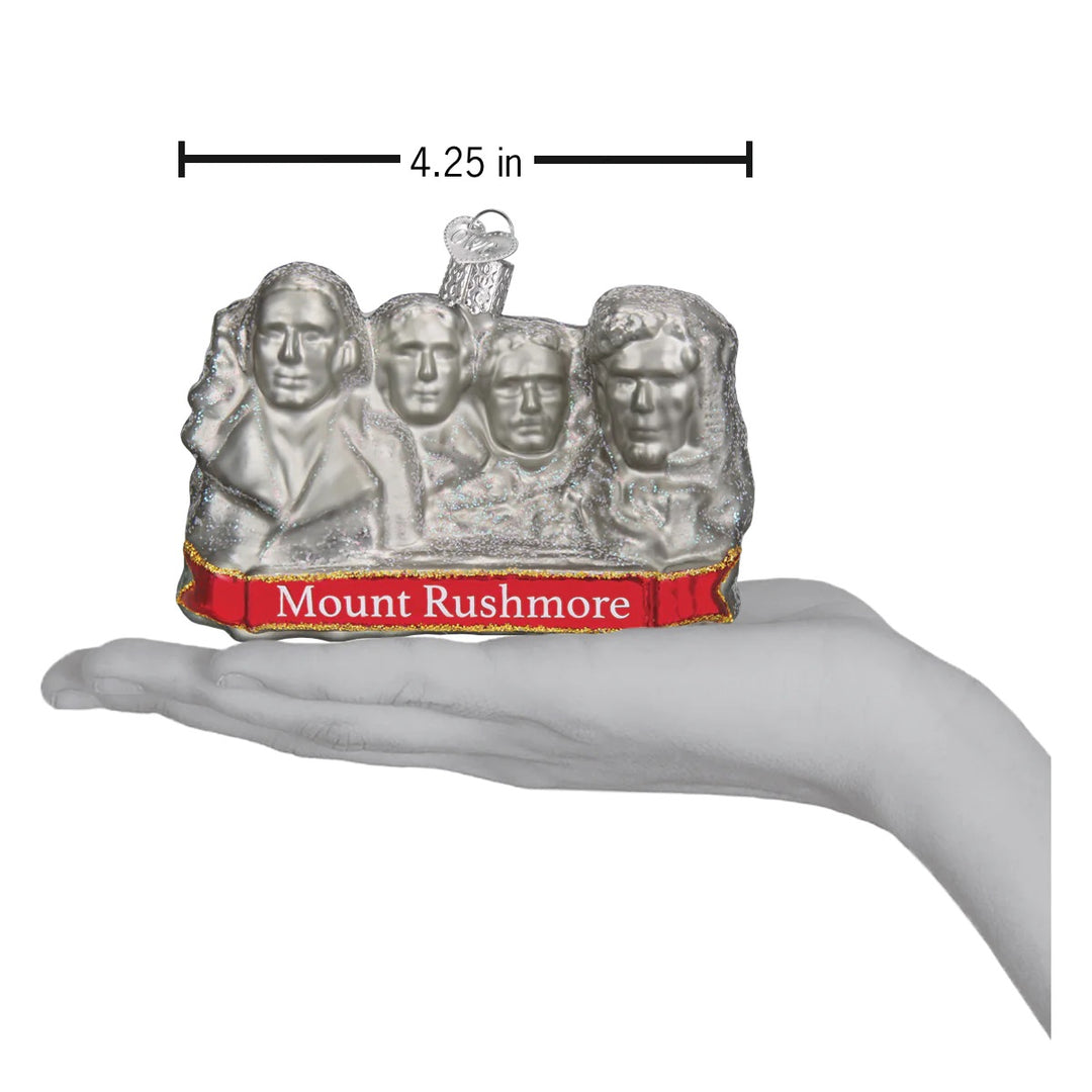Old World Christmas: Mount Rushmore Hanging Ornament sparkle-castle