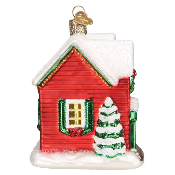 Old World Christmas: Norman Rockwell's You're Home! Hanging Ornament sparkle-castle