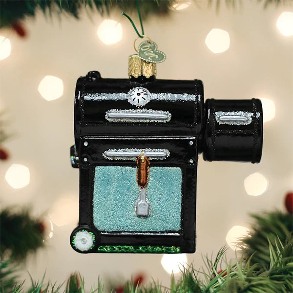 Old World Christmas: Smoker BBQ Hanging Ornament sparkle-castle