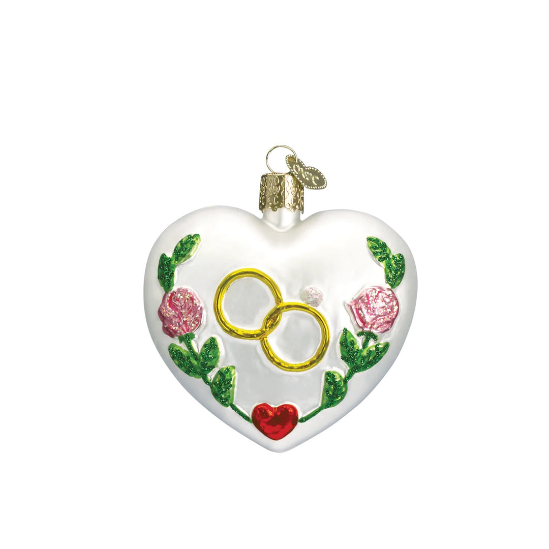 Old World Christmas: Wedding Collection Hanging Ornaments, Set of 6 sparkle-castle