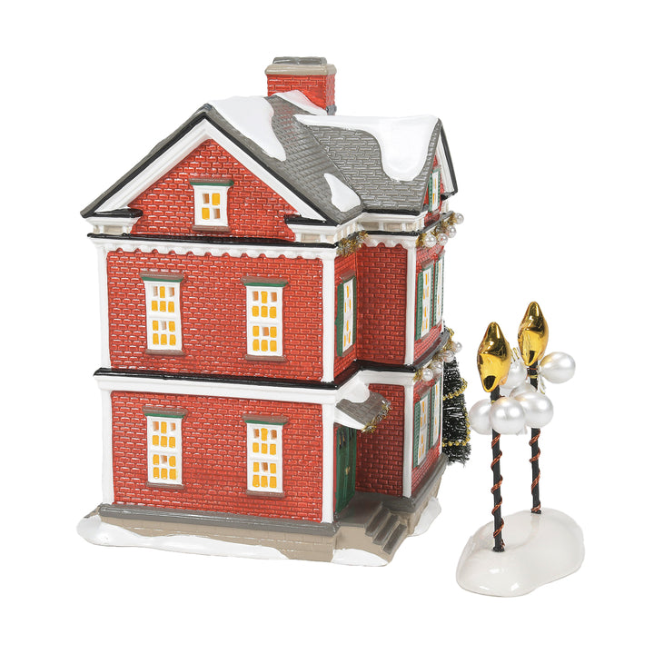 Department 56 Original Snow Village: Ready For New Year's Eve, Set of 2 sparkle-castle