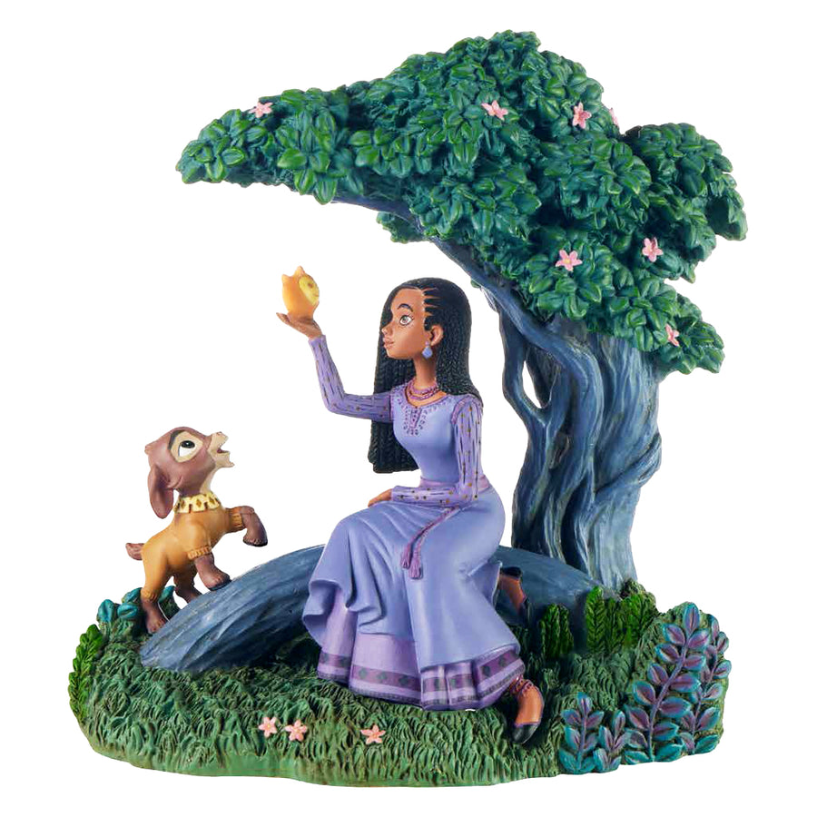 Precious Moments Disney Showcase: Asha and Valentino With The Wishing Star Figurine sparkle-castle