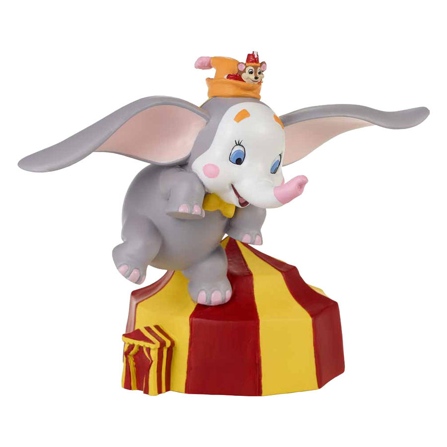 Precious Moments Disney Showcase: Dumbo and Timothy Mouse Flying Over The Circus Figurine sparkle-castle