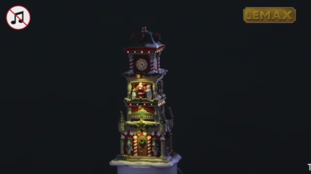 Lemax Santa's Wonderland Village: The Village Square Clock Tower