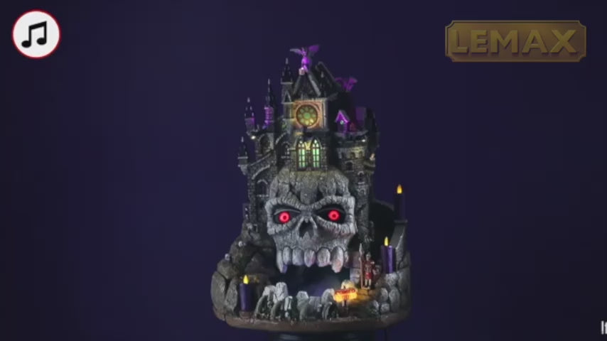 Lemax Spooky Town Halloween Village: Cursed Ruins