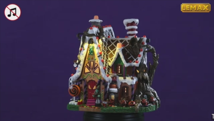 Lemax Spooky Town Halloween Village: The Candy Witch Cottage