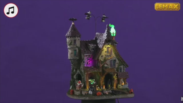 Lemax Spooky Town Halloween Village: Wicked Garden Coven