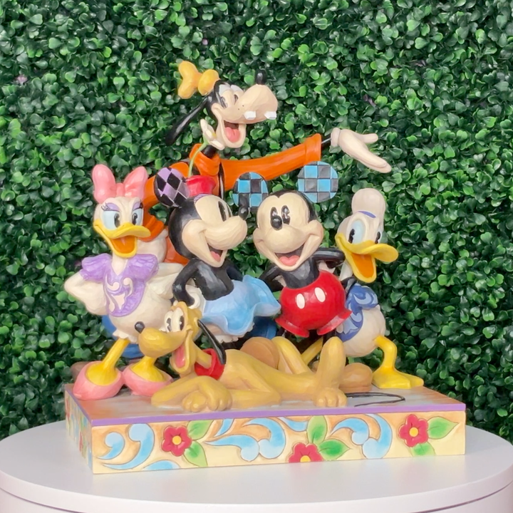 Jim Shore Disney Traditions: Mickey and Friends Group Pose Figurine