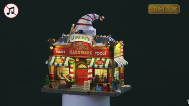 Lemax Santa's Wonderland Village: Holly Jolly Hardware