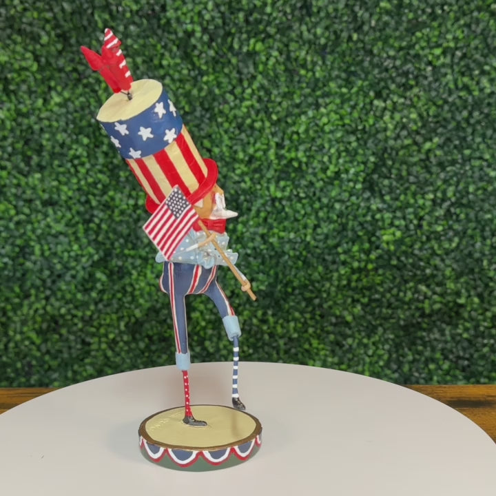 Lori Mitchell American Pride Collection: Bandstand Sam Figurine
