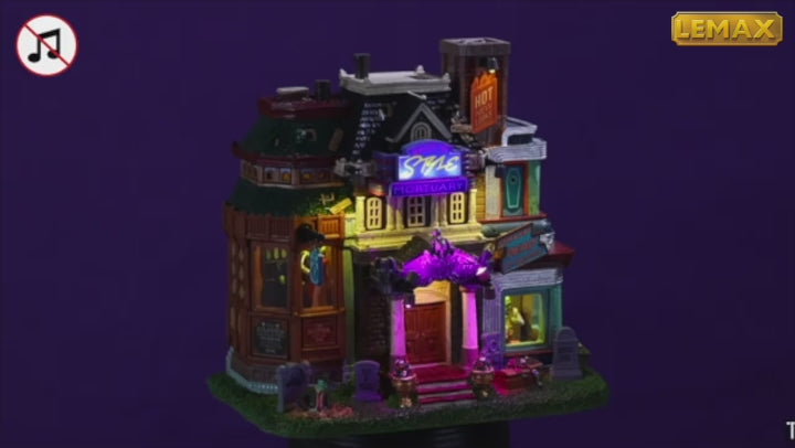 Lemax Spooky Town Halloween Village: Mortuary Makeovers