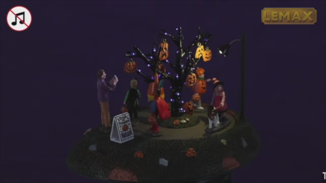 Lemax Spooky Town Halloween Village Accessory: Trick Or Treaters Parade