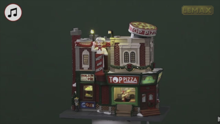 Lemax Harvest Crossing Village: Top Pizza