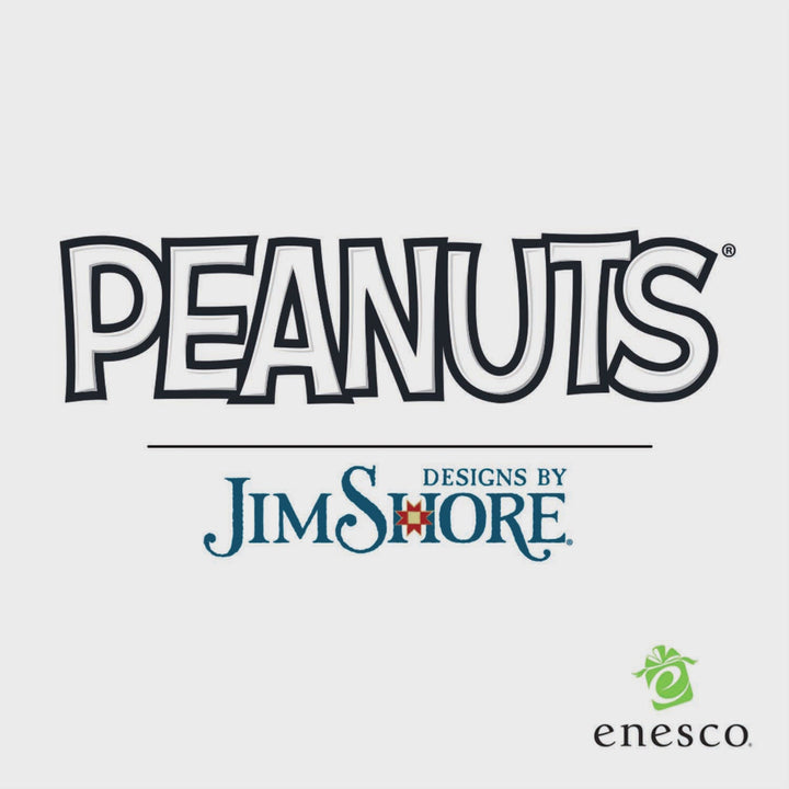 Jim Shore Peanuts: Snoopy Donut & Coffee Miniature Figurine