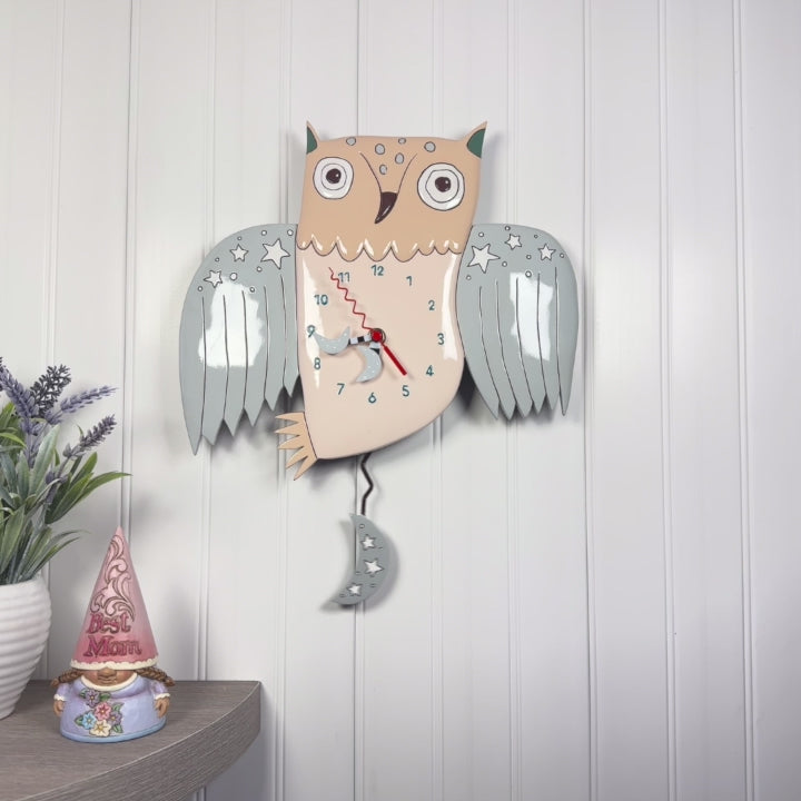 Allen Designs: Sweet Dreams Owl Clock