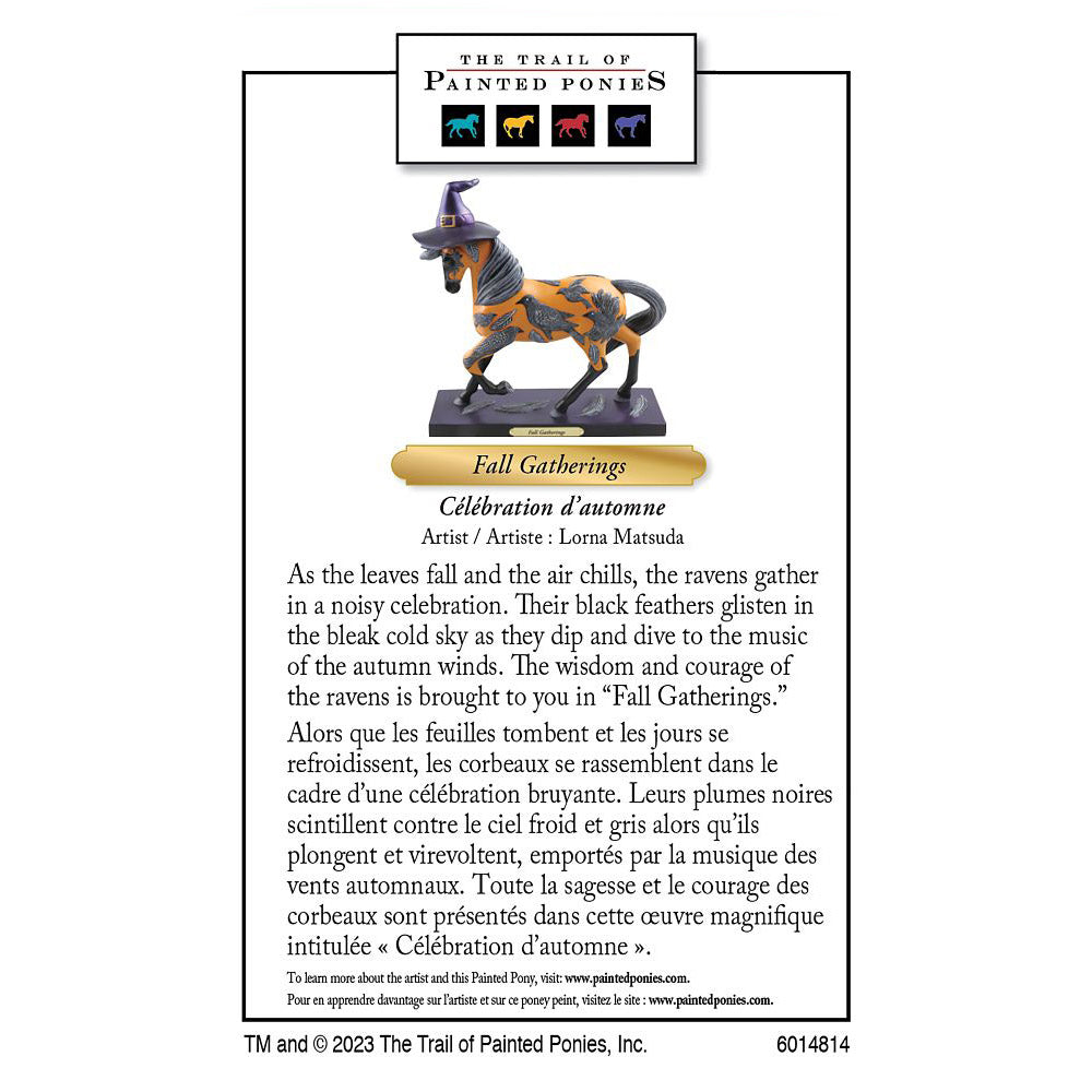 Trail of Painted Ponies: Fall Gatherings Figurine