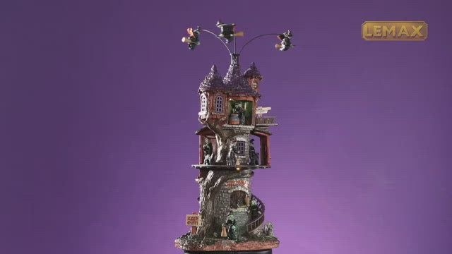 Lemax Spooky Town Halloween Village: Witches Tower
