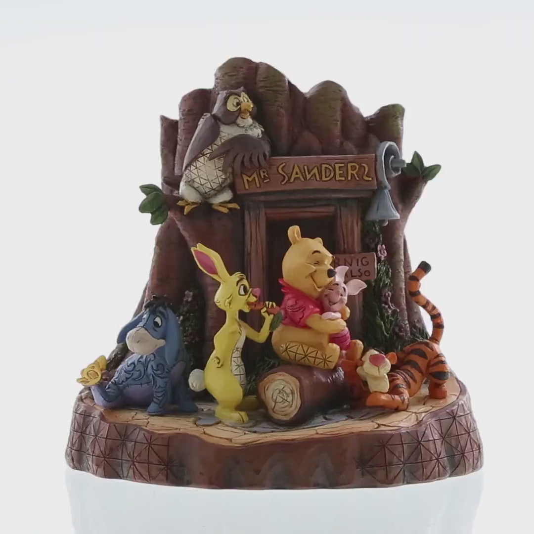 Jim Shore Disney Traditions: Winnie the Pooh Carved by Heart Figurine