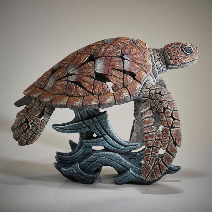 Edge Sculpture: Sea Turtle sparkle-castle